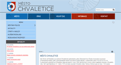 Desktop Screenshot of chvaletice.cz